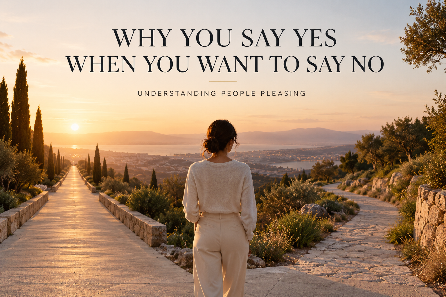 People pleasing and saying yes when you want to say no
